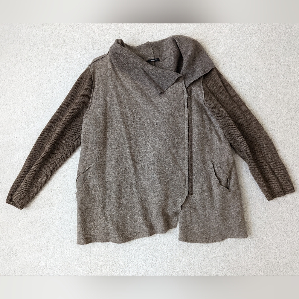 Elena Miro Pure Wool Knit and Boiled Sweater